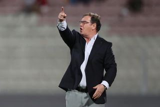 Jan Urban na meczu Malta - Polska