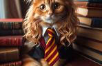 Postacie z Harry'ego Pottera jako koty