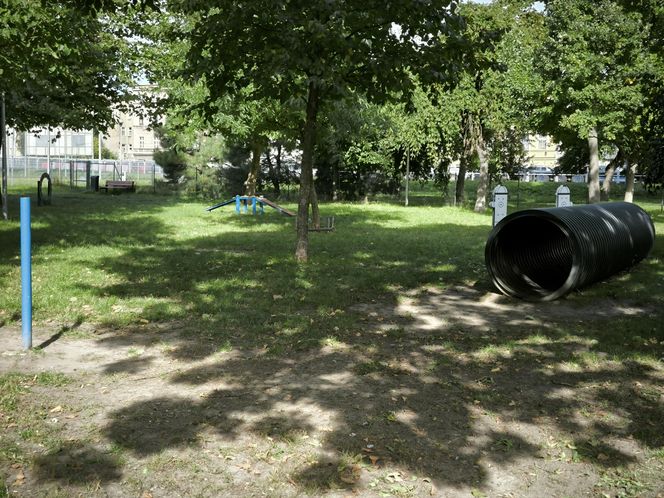 Wybieg dla psów przy Ćwiczni w Lesznie