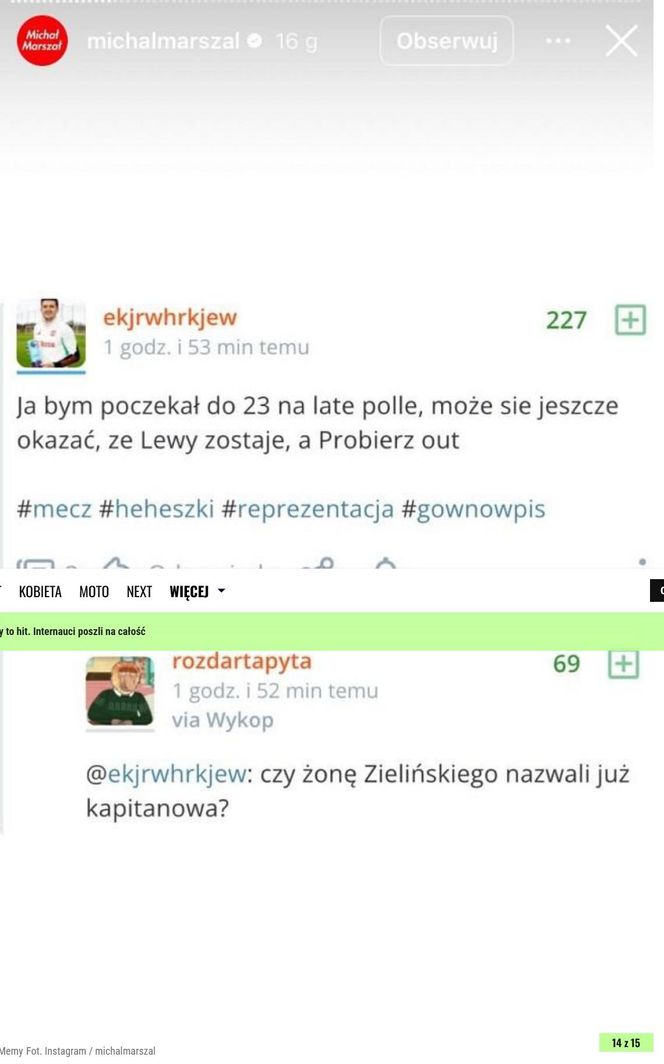 Najlepsze memy o Lewandowskim i Probierzu. Internauci nie zawiedli 