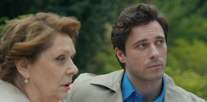 Barwy szczęścia odc. 3245. Józefina Rawiczowa (Elżbieta Jarosik), Cezary (Marcel Opaliński)