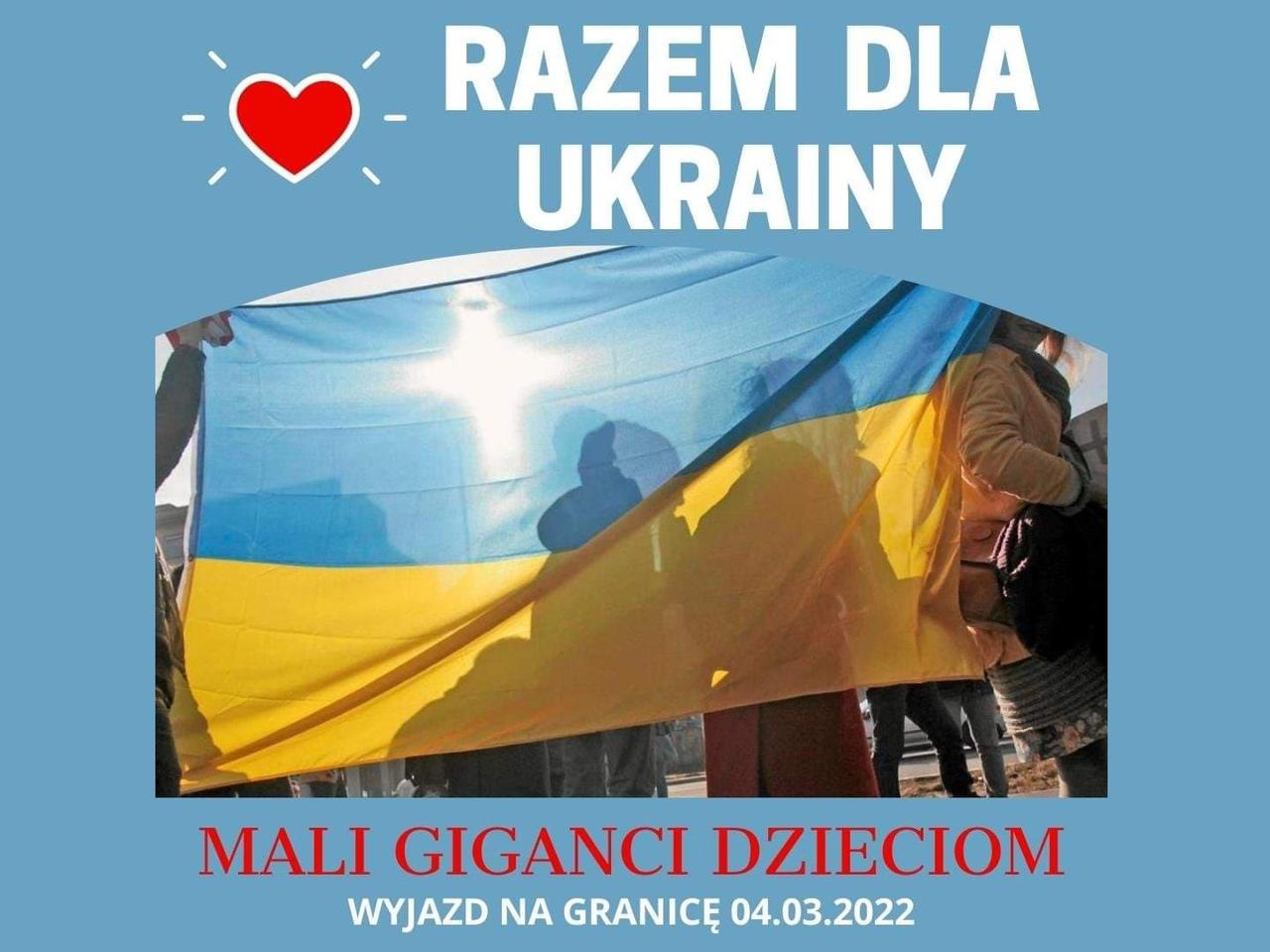 „Razem dla Ukrainy”. Przedszkole Mali Giganci z Siedlec wesprze dzieci uchodźców na granicy