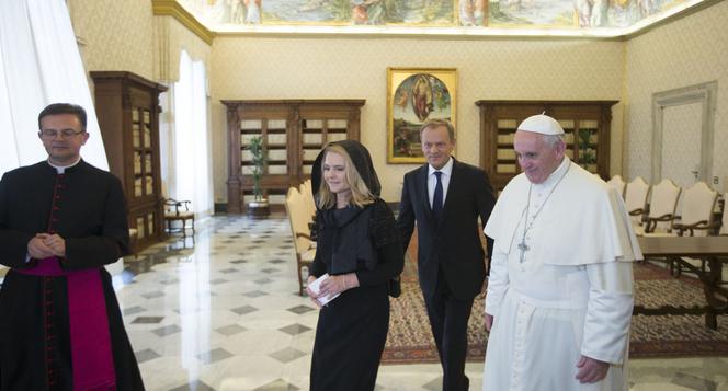 DONALD TUSK Małgorzata Tusk papież Franciszek