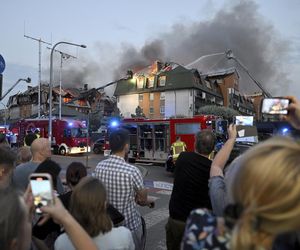 Pożar bloku w Ząbkach. Przerażające zdjęcia z miejsca tragedii