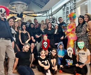 Imieniny Wioli z programu Farma. Uczestnicy bawili się w stylu Halloween