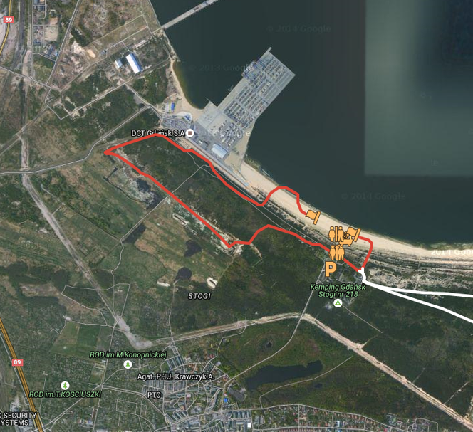 Bieg będzie odbywał się w reojnie Fortyfikacji Nadmorskich w Gdańsku.
