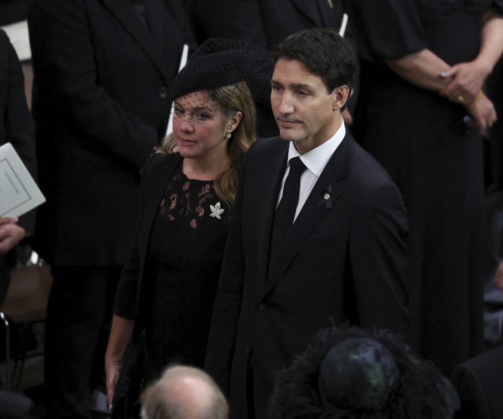 Justin Trudeau na pogrzebie Królowej Elżbiety II