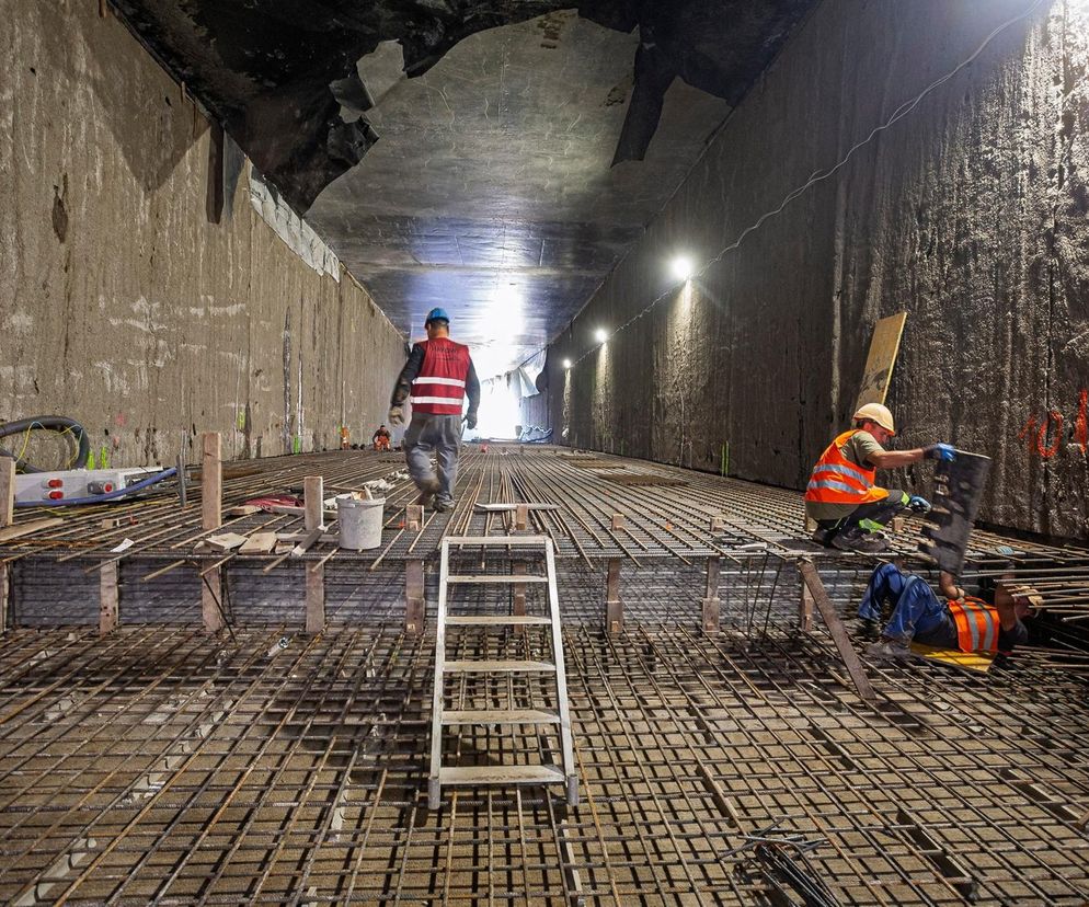 Tramwaj na Dworzec Zachodni coraz bliżej! Tunel pod Parkiem Pięciu Sióstr nabiera kształtów