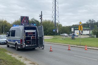 Potrącenie rowerzysty w Łodzi. Duże utrudnienia dla kierowców i podróżujących MPK