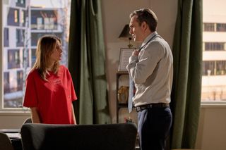 Na Wspólnej, odc. 3981. Mariusz Czerski (Mariusz Zaniewski), Ola (Marta Wierzbicka)