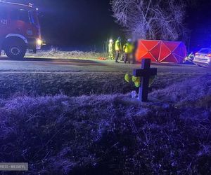 45-latek nie żyje, 21-latek został ciężko ranny. Tragiczny wypadek pod Stolcem