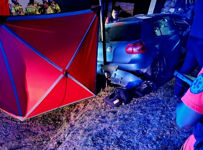 Śmiertelny wypadek w Stoszowicach. 34-latek zginął, pasażer trafił do szpitala!