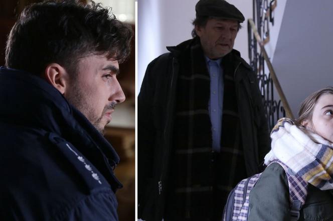 M jak miłość. Rafał Stadnicki (Jakub Kucner), pedofil Dariusz (Henryk Niebudek), Basia (Maja Wudkiewicz)