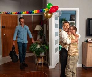 Barwy szczęścia odc. 3141. Kasia (Katarzyna Glinka), Mariusz (Rafał Cieszyński), Ksawery (Bartosz Gruchot)