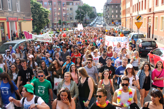 Korowód studentów przeszedł ulicami Szczecina