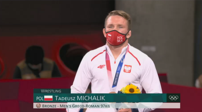 Tadeusz Michalik z medalem