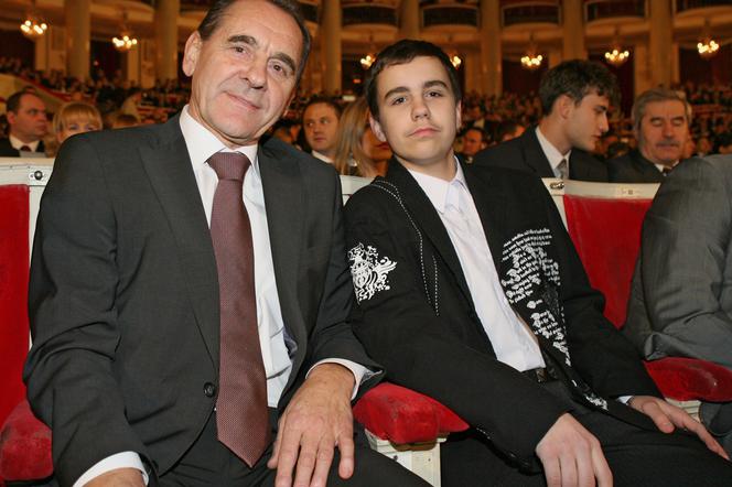 Ryszard Szurkowski z synem Wiktorem w 2008 roku