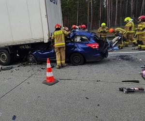 Śmiertelny wypadek na A2 pod Słubicami. 57-latek z forda wjechał pod tira [ZDJĘCIA].