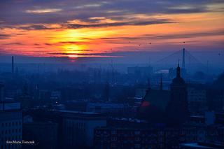 Zachwycająca panorama Gdańska o wschodzie. Tę galerię musicie zobaczyć!