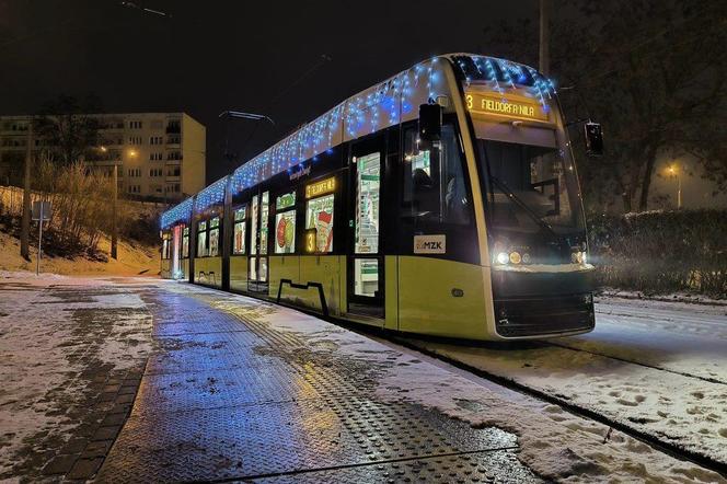 Świąteczny tramwaj w Gorzowie
