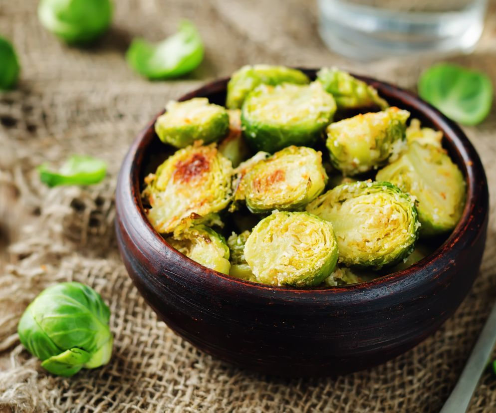 Brukselka z parmezanem