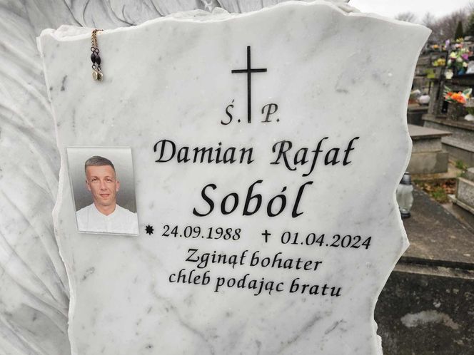 Damian Soból grób polskiego wolontariusza który zginął w strefie gazy.