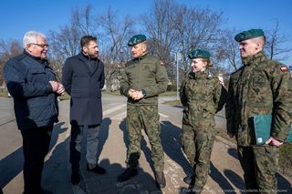 Żołnierze przeprowadzili zwiad w Krakowie.