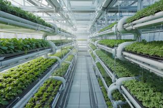 Zioła i warzywa w opuszczonych biurowcach. Farmy wertykalne mogą zużywać 90 proc.  mniej wody i ziemi niż tradycyjne uprawy