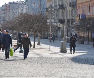 Słoneczne popołudnie 8 marca w Kielcach