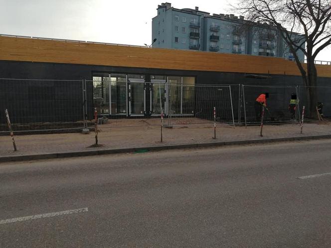Prace na siedleckim targowisku