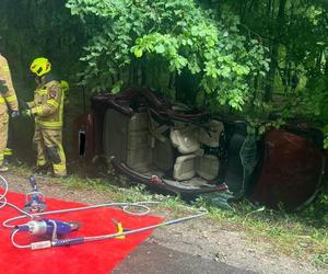 Wypadek w Hołubli w powiecie siedleckim