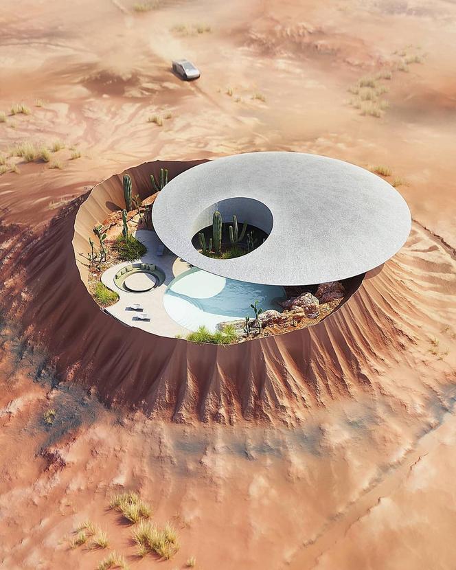 Dom Elona Muska na Marsie