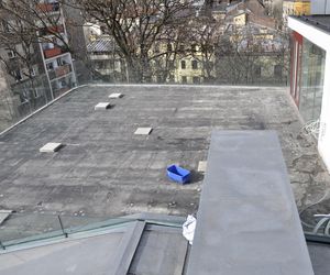 Remont tarasu dachowego w wielokondygnacyjnym apartamencie w centrum Krakowa