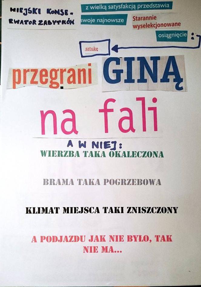 Sztuka przegrani giną na fali