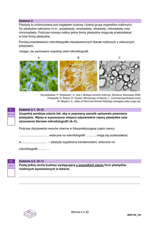 Matura 2025 - biologia