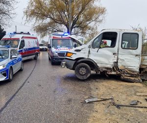 Wypadek w Łomnie. Zderzyły się dwa busy