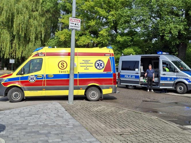 Wypadek nastolatka na hulajnodze w Mircu