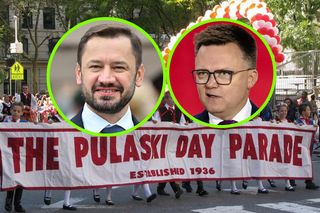 Szymon Hołownia i prezydent Krakowa na Piątej Alei. Liczni goście z Polski na 88. Paradzie Pułaskiego