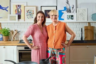 Joanna Brodzik i Dorota Szelągowska