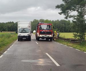 Wichury w Podlaskiem. Setki interwencji strażaków w całym regionie