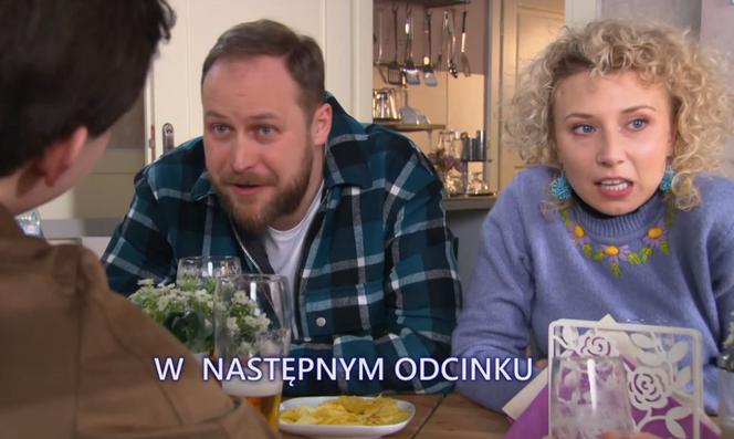 Na Wspólnej odc. 3254. Beata (Katarzyna Ptasińska), Paweł (Grzegorz Kwiecień), Tomek (Krzysztof Chodorowski)