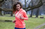  	Piękna Klaudia Halejcio na sportowo na joggingu !