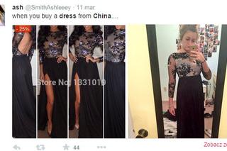 Nie zamawiaj sukienek z Chin