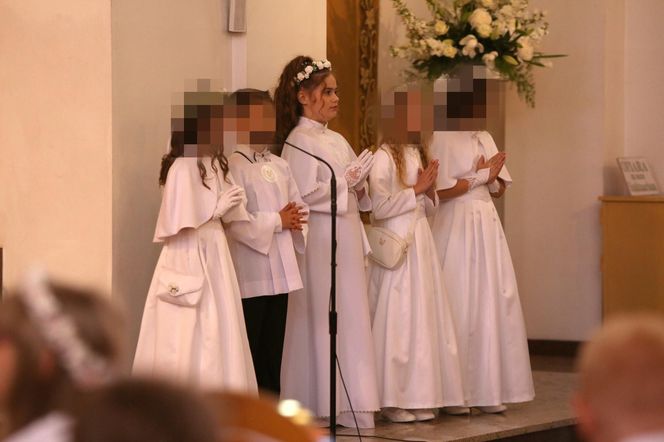 Iwona Węgrowska wyprawiła córce komunię