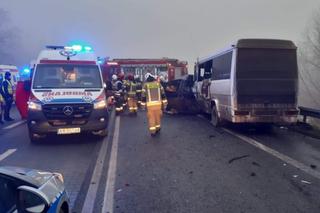 Wypadek w Zagórzu na DK94 w Małopolsce