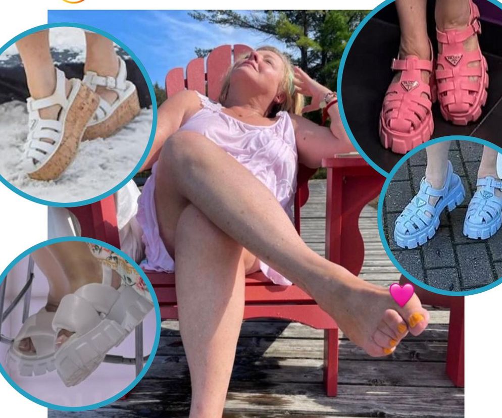 Magda Gessler w luksusowych sandałach ukrywa haluksy