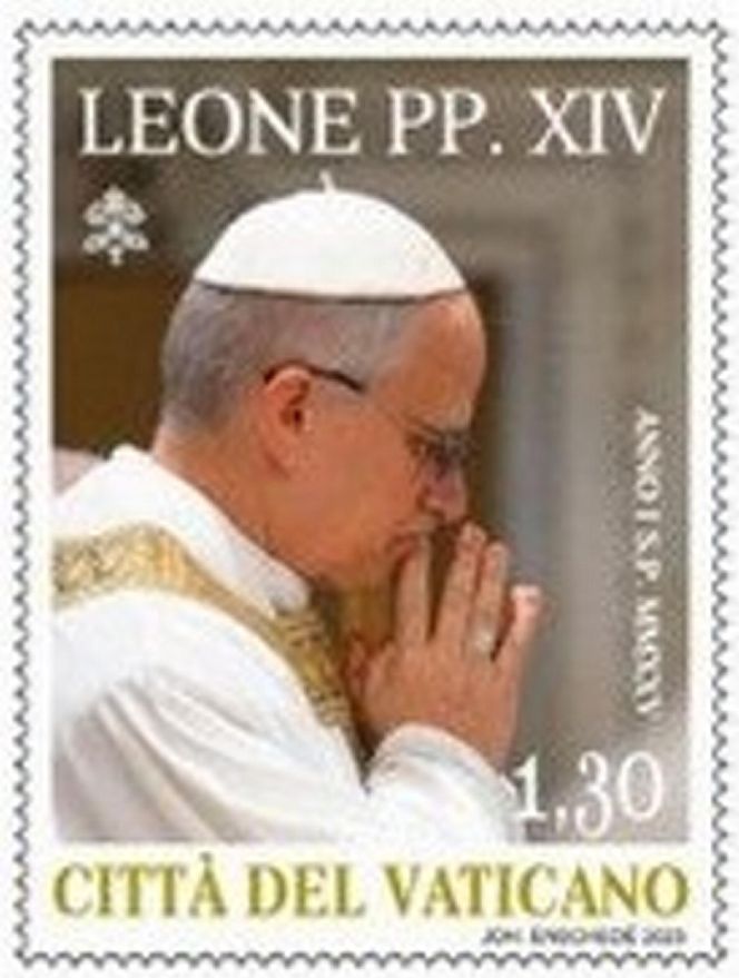 Znaczki z Papieżem.