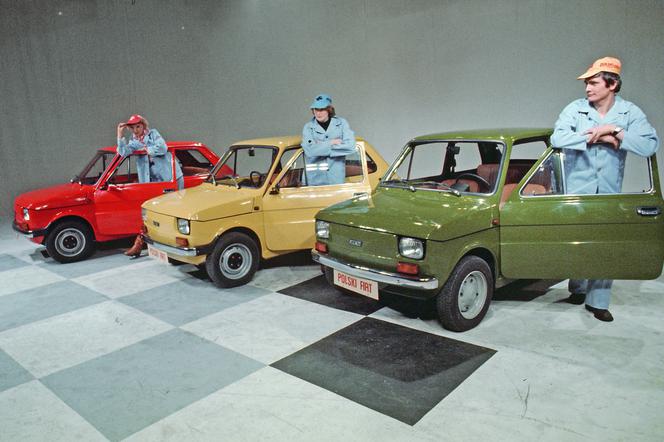 Fiat 126p, zdjęcie reklamowe Bielsko-Biała 1979 rok
