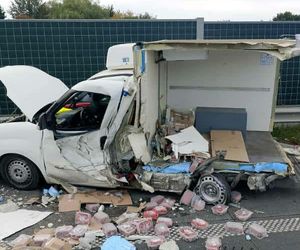 Tragiczny wypadek na S5 pod Bydgoszczą. Auto stanęło w płomieniach