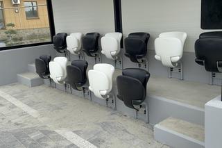 Nietypowa wiata przystankowa w Nowym Sączu 